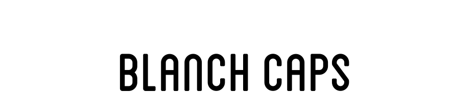 Blanch Caps Yazı tipi ücretsiz indir